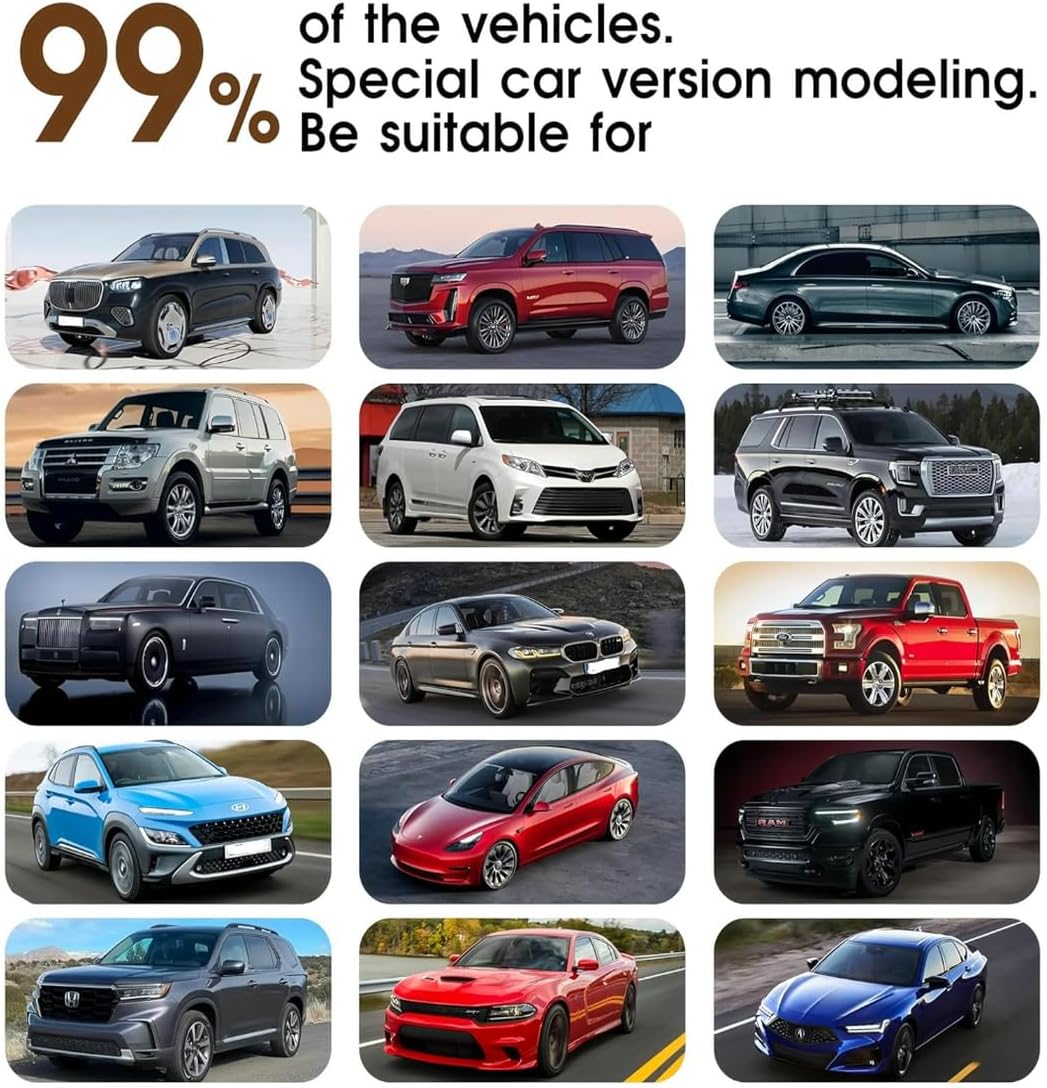 Custom Personalized Floor Mats for Cars，Luxury Full Coverage All Car Floor Mats，Anti-Slip Leather Car Mat Set ，Custom Floor Mats for 99% of Cars, Trucks & SUVs. (Orange and Black)