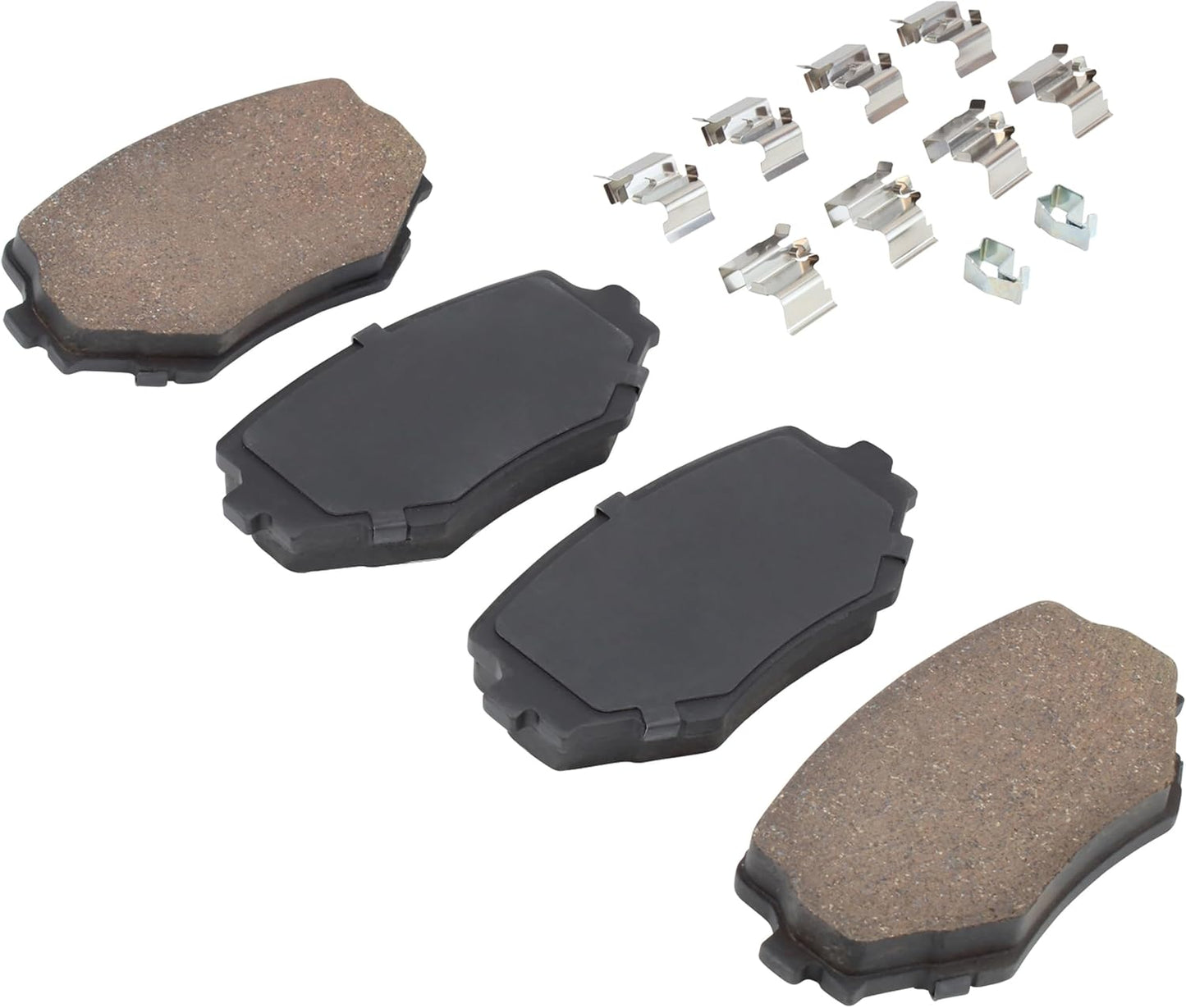 Premium Ceramic Front Brake Pads (1001-0680C) Compatible with Chevrolet Tracker 2008-2008, Suzuki Grand Vitara 1999-2005, Suzuki Sidekick 1996-1998, Suzuki XL-7 2002-2004