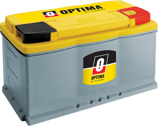OPTIMA Batteries High Performance DH7 YellowTop Dual Purpose Sealed AGM Car, Truck and SUV Battery, 880 CCA, Maintenance Free, Versitile Mounting, BCI Group Size 94R