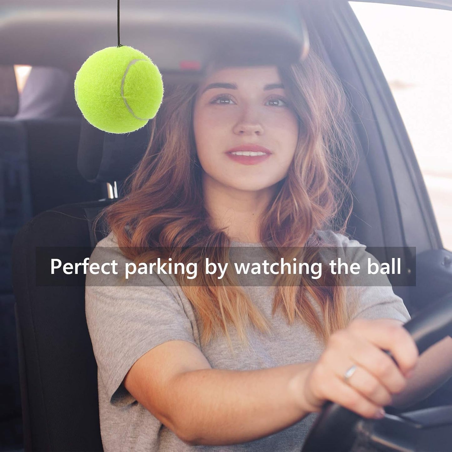 4 Sets Garage Parking Aid Ball Parking Guide System Sensor Assistant Kit, Include 4 Retracting Ball with Rope, 4 Adjustable Clips and 4 Screw Hooks, Garage Car Stop Indicator for Vehicles