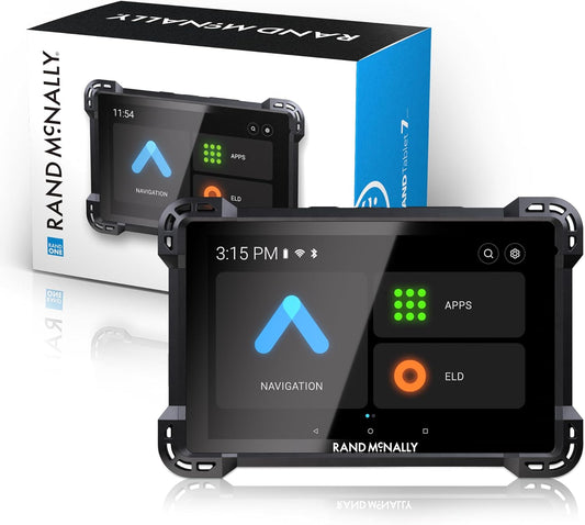 Rand McNally RANDTAB7 7-inch GPS Truck Navigator with Industry's Best Custom Trucking Routes, Rand Navigation 2.0 with 2025 Maps