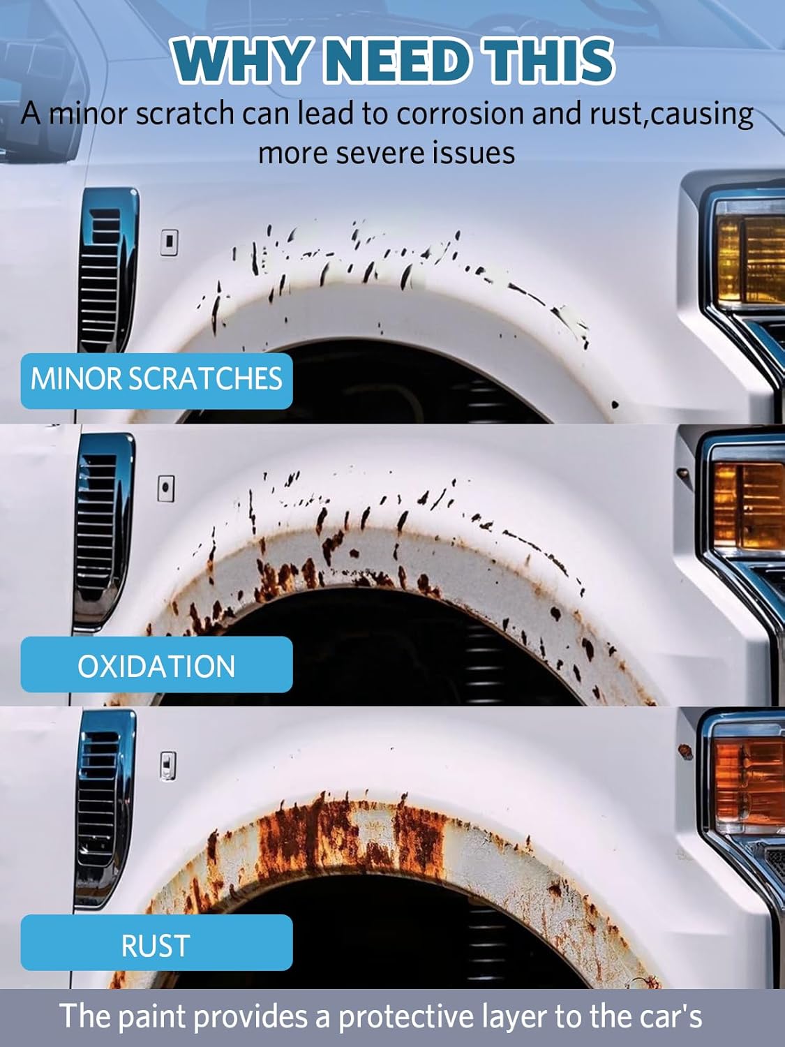 Black Ebony(UA/UD/M6373/M6877) Touch Up Paint for Ford, Car Paint Scratch Repair Remover Pen Color Exact Match, Quick and Easy Fix Automotive Chips and Nicks Scuff