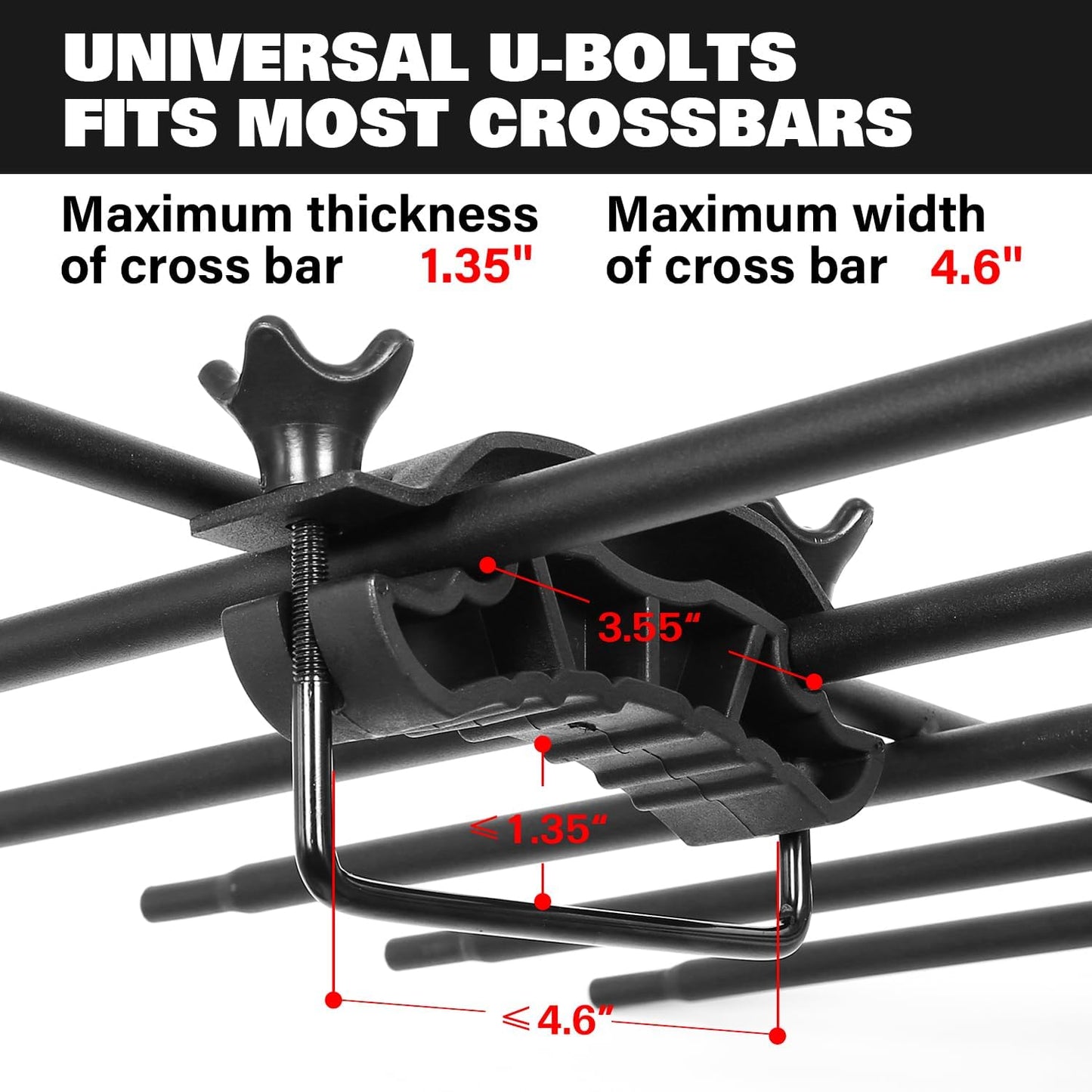 WEIZE 54" x 34" Heavy Duty Roof Rack, Rooftop Cargo Carrier Basket with Waterproof Bag, Tie Down Strap, Net, Rack Extension and Car Top Luggage Holder for SUV, 200lb Capacity, Steel Construction