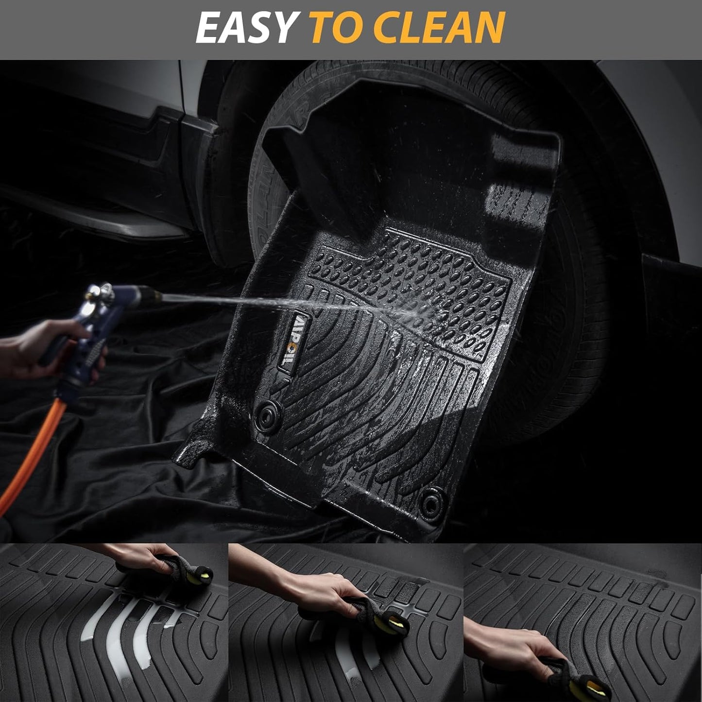 AIPOIL® Floor Mats & Cargo Liner Set for 2019-2025 Ascent 7/8 Passenger | All-Weather | Easy to Clean | All-Round Protection丨Full Set Automobile mats Accessories.