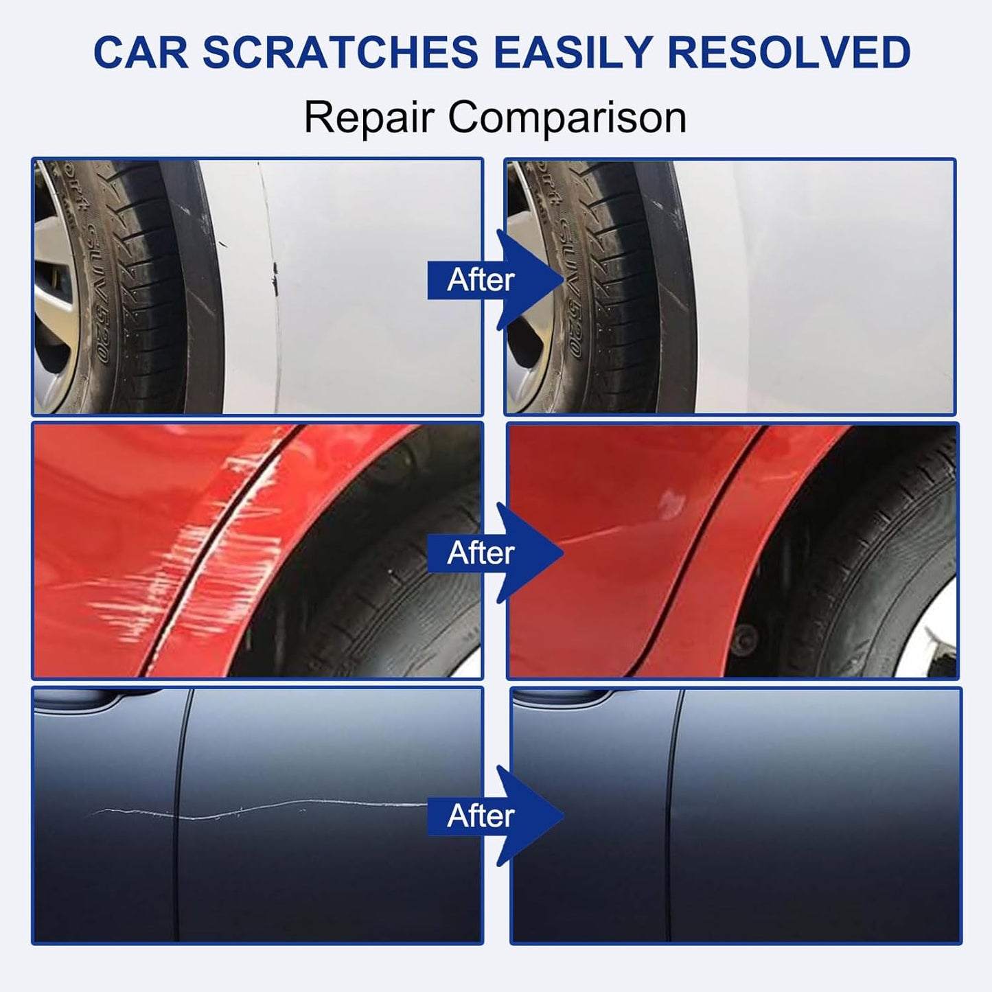 Star White Metallic Tricoat(AZ) Touch Up Paint for Ford -Exact Match–Chips and Nicks Car Paint Scratch Repair Kit Automotive Paint Pen for F-150/Mustang/Transit/Explorer/Ranger/Escape/Edge