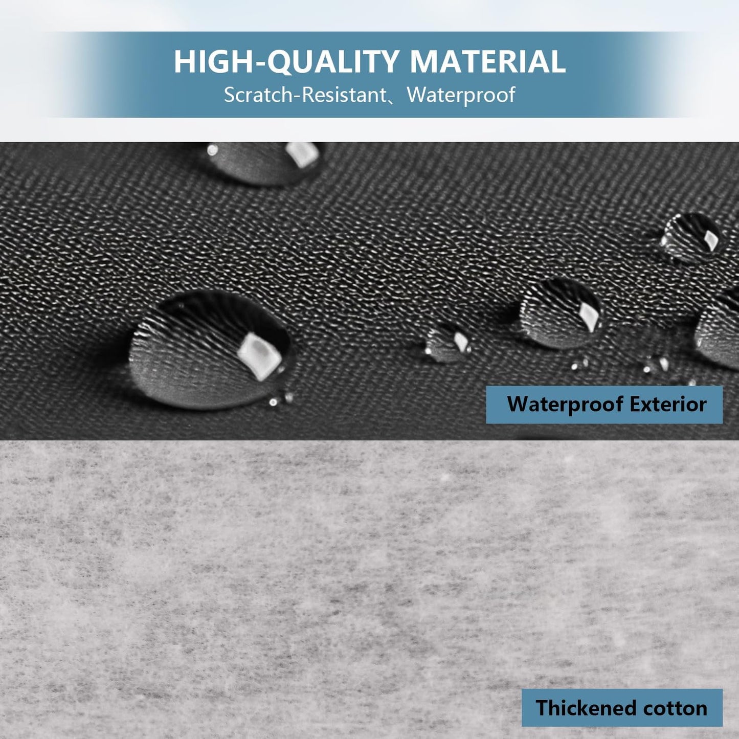 7 Layers Heavy Duty SUV Car Cover Fit for Toyota RAV4 (2006-2025), Waterproof, Tear & UV Resistant, Outdoor Full Car Cover with Storage Bag, Windproof Sun Rain UV Dust Snow Protection