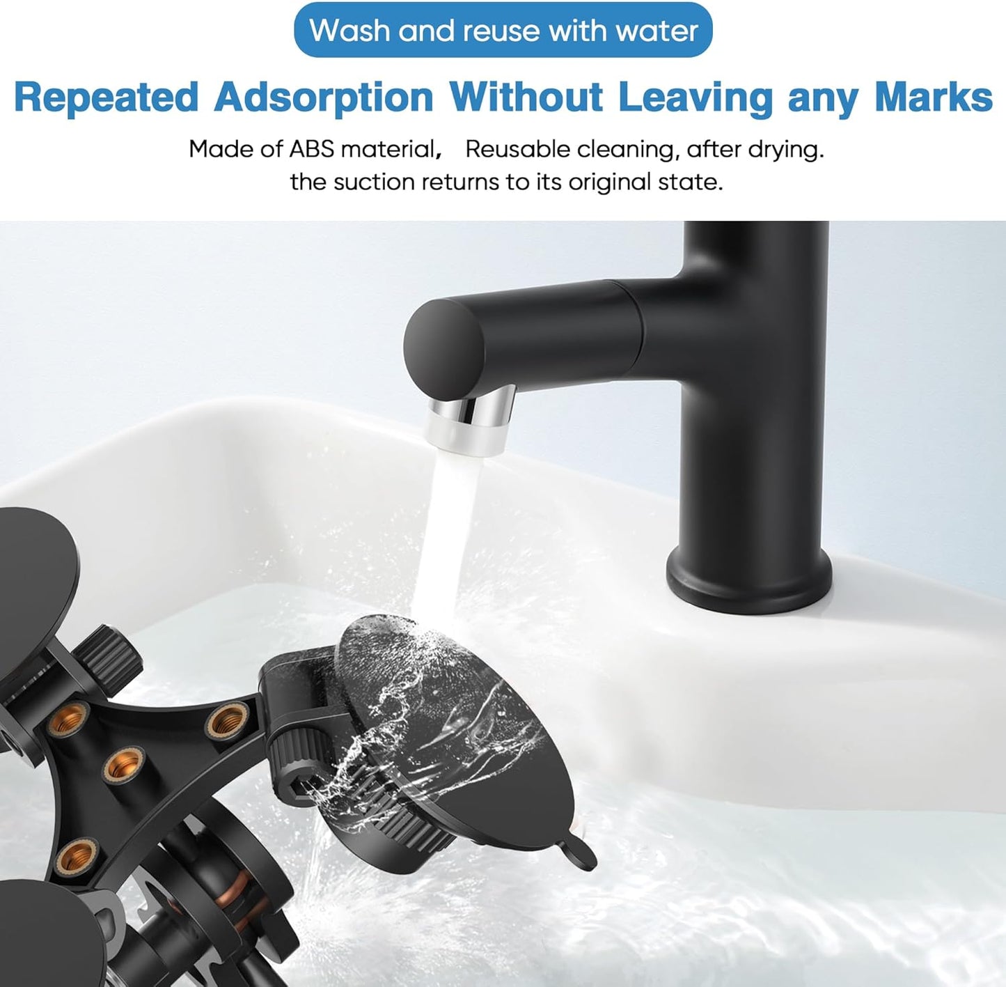 Radar Detector Mount - Triangular Suction Cup Windshield Bracket (for Cobra Detectors)