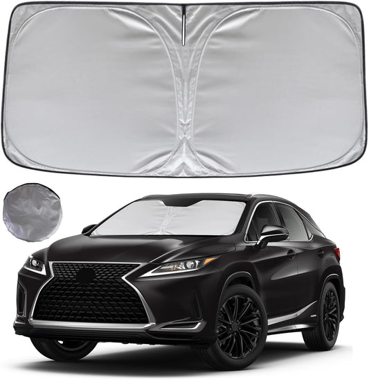 KAYZT Windshield Sun Shade for 2016-2022 Lexus RX Foldable Sunshade Front Window Custom Fit Car Accessories