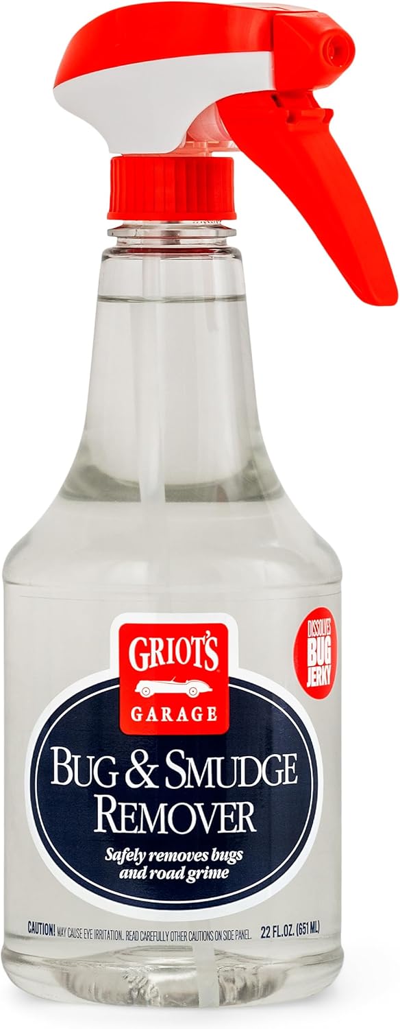 Griot's Garage Smudge Remover, Car Cleaning Spray for Spot Removal, Works on All Exterior Surfaces, Releases Smudges, Oil, Grime, and Scuffs, 22 oz