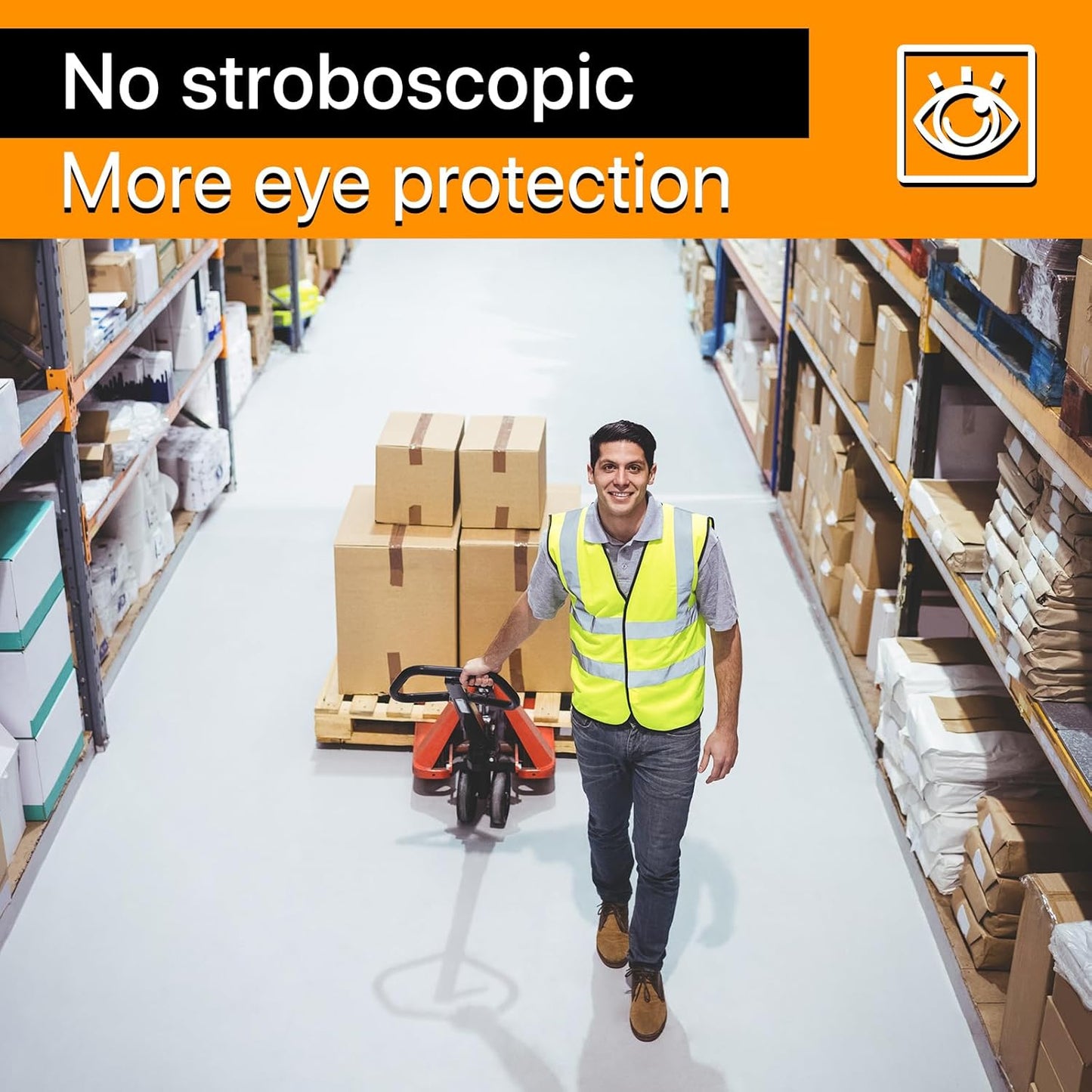 150W 4 Pack LED High Bay Light, 5000K, 22500 lm, IP65 Waterproof, Commercial Lighting for Warehouse, Workshop, Garage, Barn