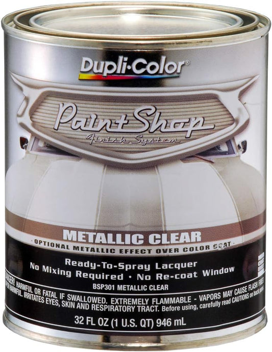 Dupli-Color (BSP301-2 PK 'Paint Shop' Metallic Clear Coat Finish System Special Effects Mid-Coat - 1 Quart, (Case of 2)