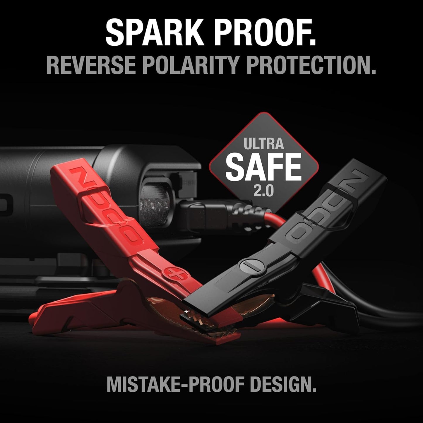 NOCO Boost Air AX65: 2000A Jump Starter with Air Compressor Tire Inflator – Starts 8.0L Gas & 6.0L Diesel – 67 SLPM Airflow Inflates 0–40 PSI in 2 Minutes