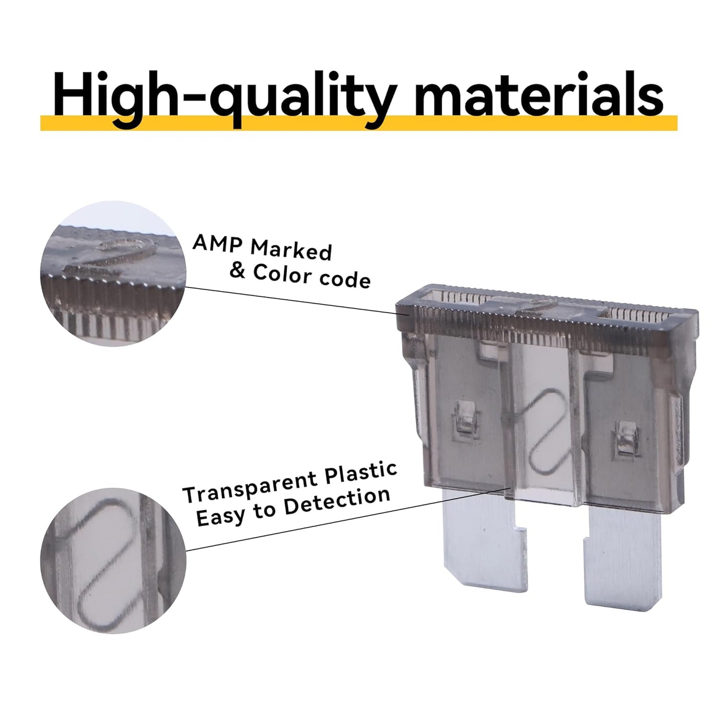 100 Pack Auto Fuses 2 AMP ATC/ATO Standard Regular Fuse Blade 2A Car Truck Boat Marine RV