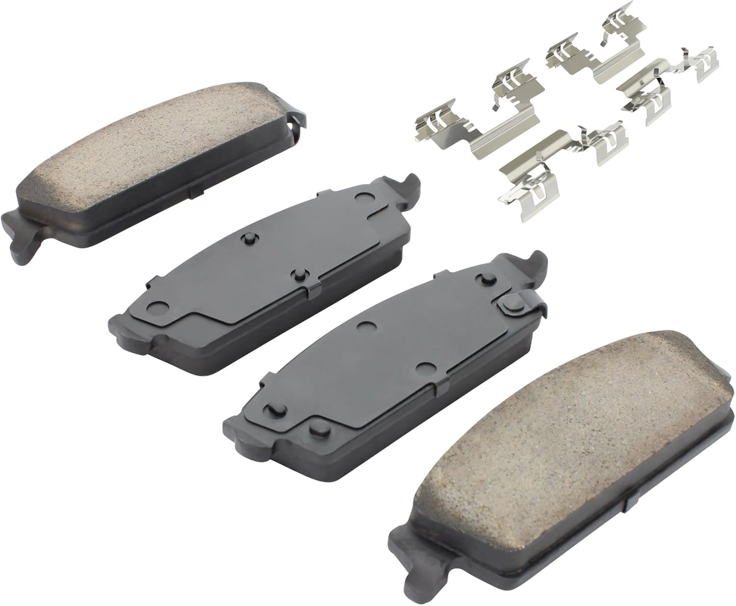 Premium Semi-Metallic Rear Brake Pads (1001-1194M) Compatible with 2007-2014 Cadillac/Chevrolet/GMC (Avalanche/Escalade/Escalade ESV/Escalade EXT/Sierra/Silverado/Suburban/Tahoe/Yukon)
