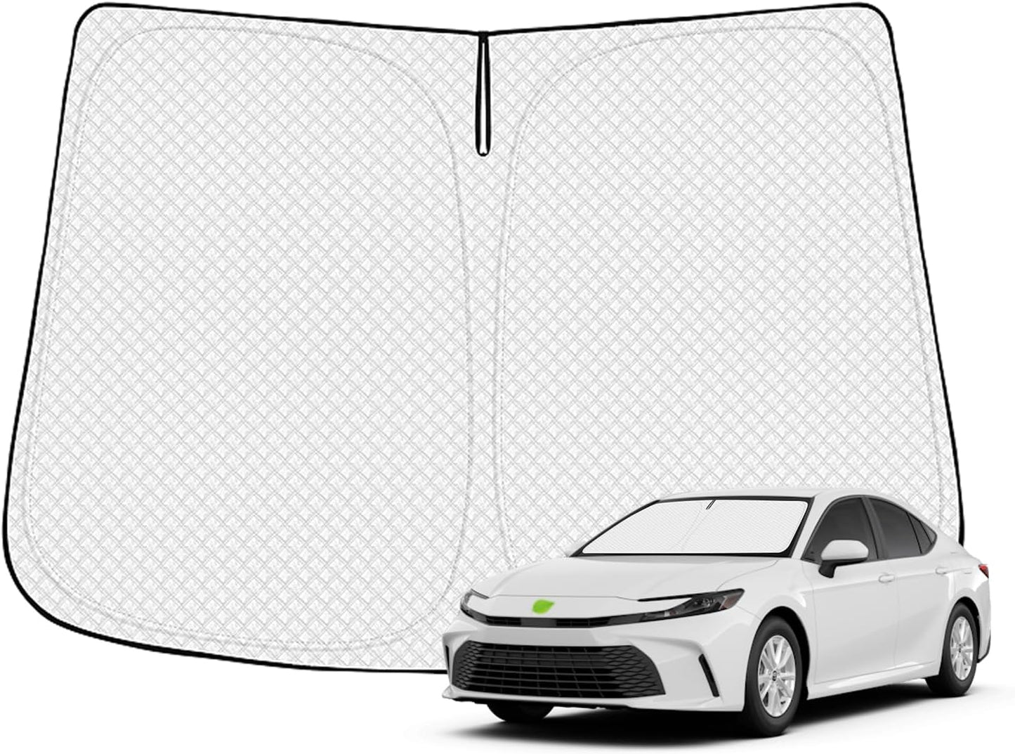 Windshield Sun Shade for 2025 2026 Toyota Camry Accessories Thicken 6-Layer Front Window Sunshade Cover Sun Visor Protector Foldable Block UV Rays Keep Vehicle Cool