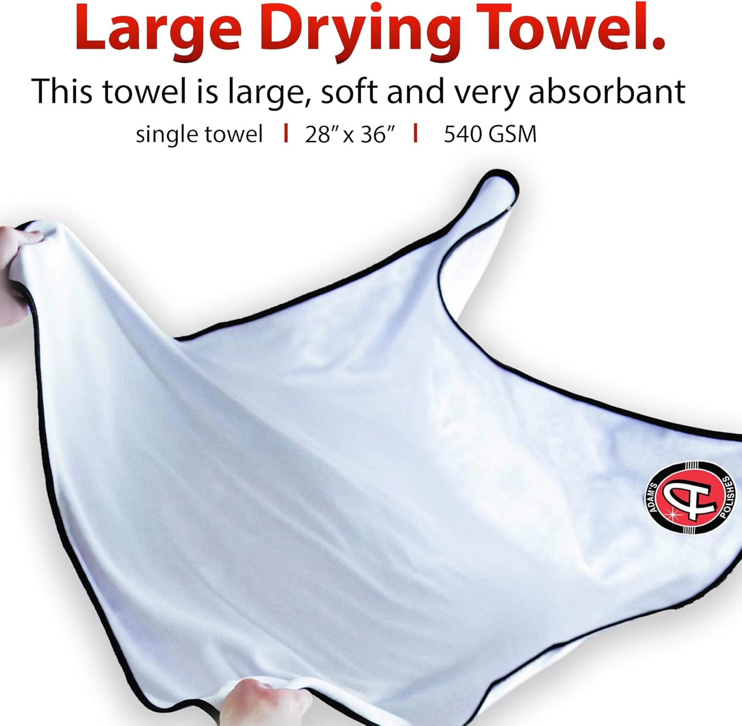 Adam's 5 Gallon Bucket-O-Towels (67pk) - Variety Car Detailing Bucket of Premium Microfiber Towels for Car Wash, Cleaning, Polishing, Car Wax, Ceramic Coating, Shop Towels & More