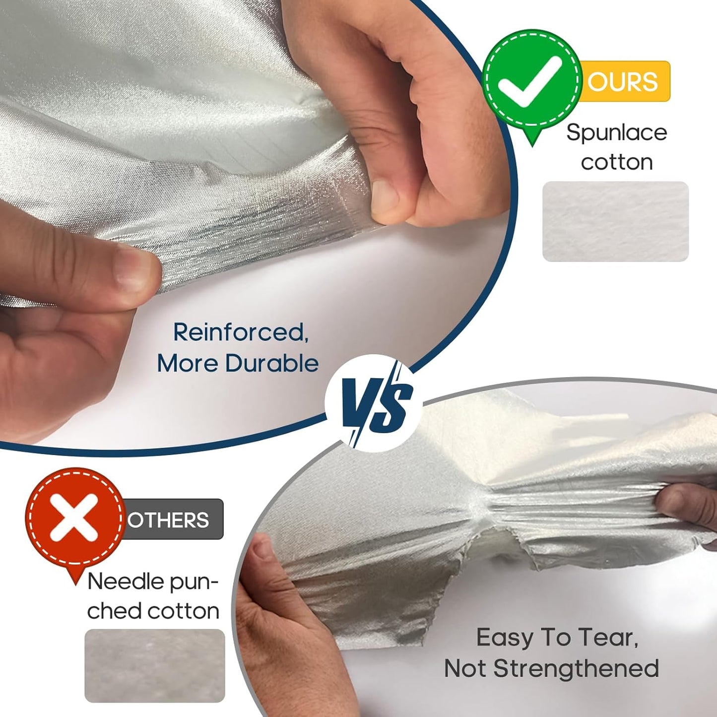 Car Cover Waterproof All Weather for Automobiles, Universal Heavy Duty Outdoor SUV Car Covers for Sun Rain UV Protection Full Exterior Covers Aluminum Film 182 to 191 Inch