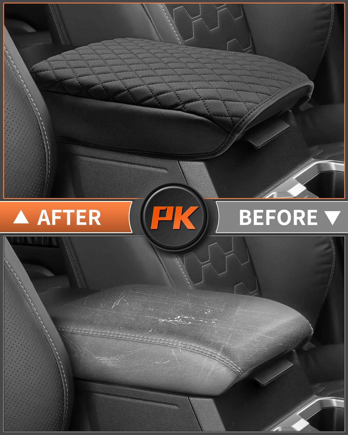 Shademax Custom for 2026 2025 Toyota 4Runner Center Console Cover Armrest Cover for 4Runner Accessories 2025 Arm Rest Cushion Pad Leather Middle Console Cover Armrest Seat Box Protector Anti-Scratch