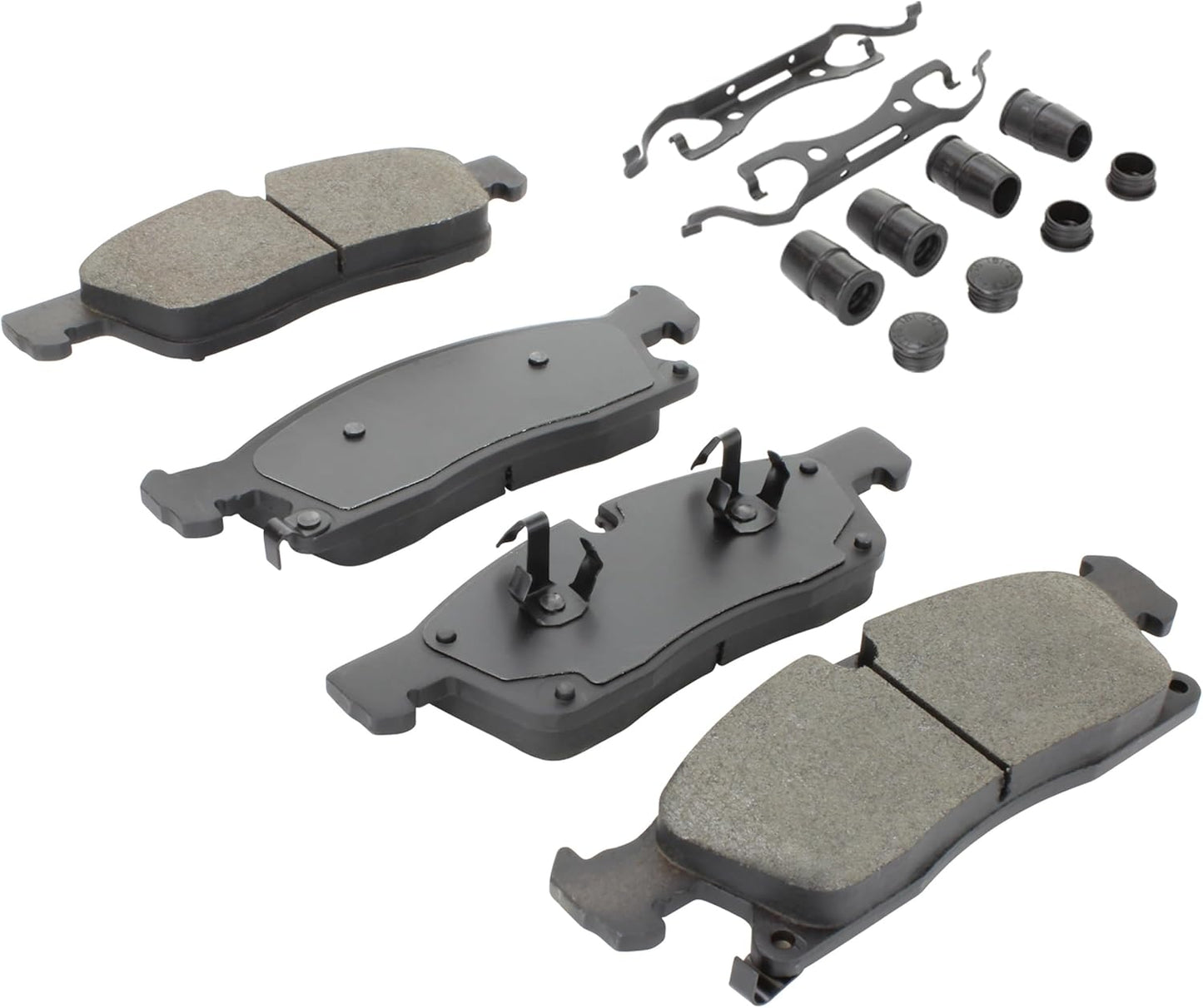 Premium Semi-Metallic Front Brake Pads (1001-1455M) Compatible with 2011-2021 Dodge/Jeep/Mercedes-Benz (Durango/GL350/GLE300d/GLE350/Grand Cherokee/ML250/ML350/ML400)