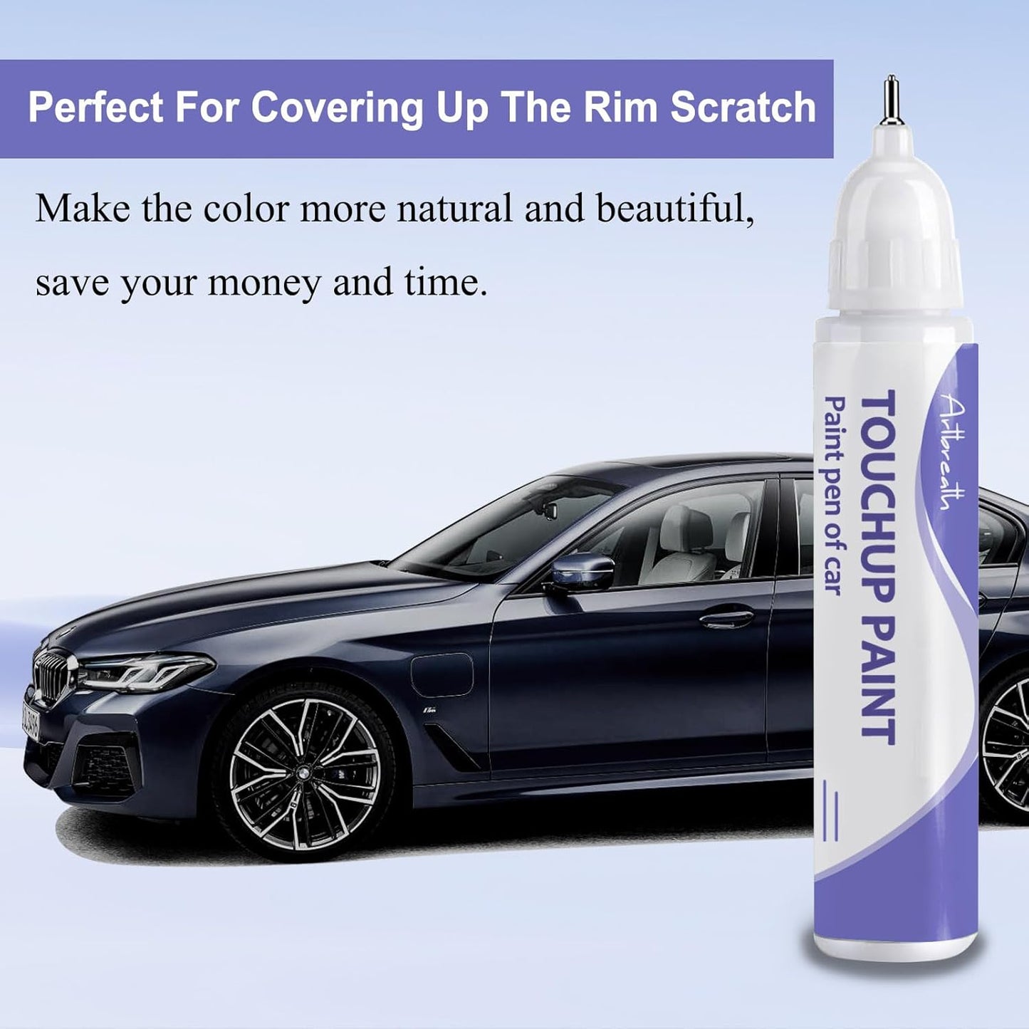 Touch Up Paint for BMW Phytonic Blue(C1M)-Exact Match–Chips and Nicks TouchUp Paint Pen Scratch Repair Car Accessories Car Paint Pen for Erase Car Scratches