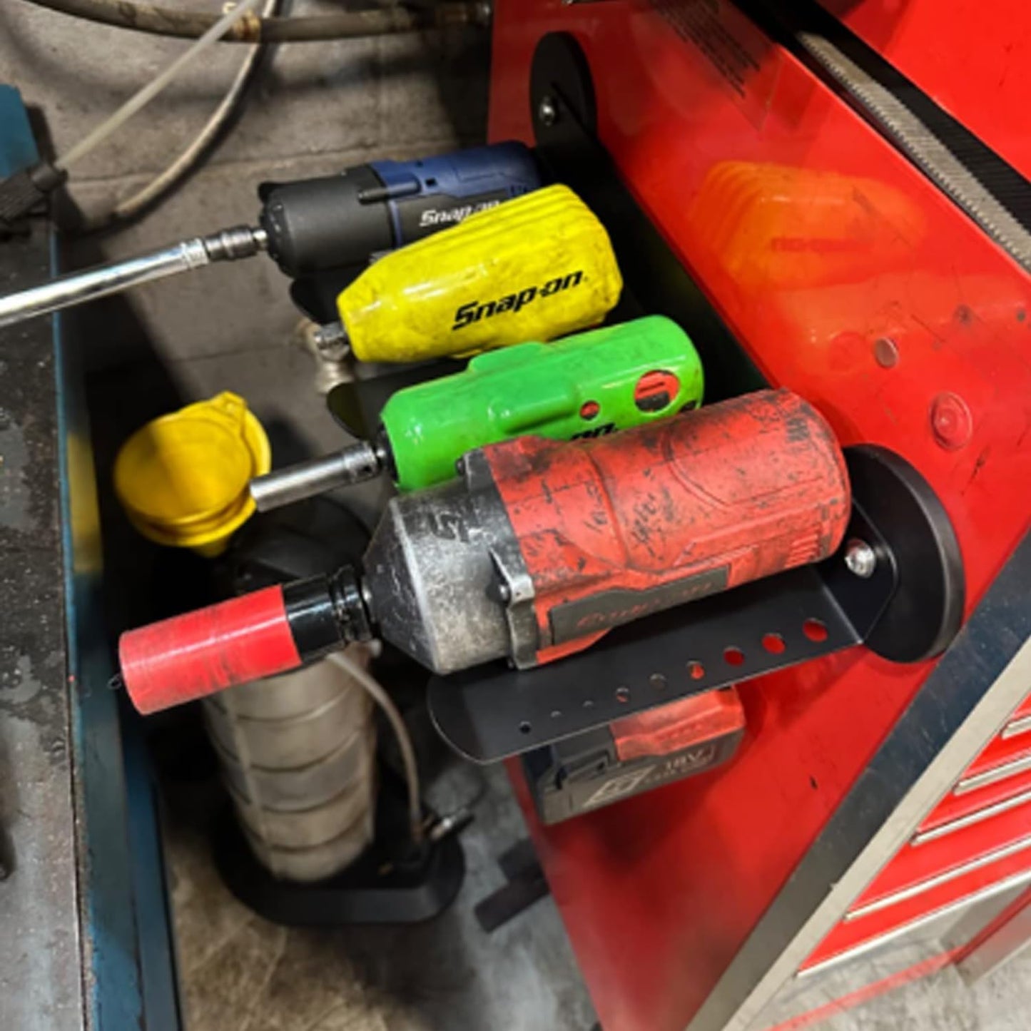 MUTUACTOR Power Tool Organizers and Storage Drill Tools Holder Magnetic Mount,Heavy Duty Magnetic Tool Holder,Utility Storage Rack for Garage,Warehouse,Clearance,Hand Tools,Workshop,Shed