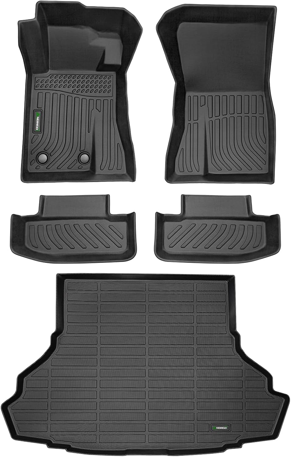 ANBINGO®Floor Mats for Ford Mustang 2015-2024,2015 2016 Mustang mats 2017 2018 Mustang mats 2019 2020 Mustang mats 2021 2022 Mustang mats 2023 Mustang mats 2024 Mustang mats(NOT Mach-E)