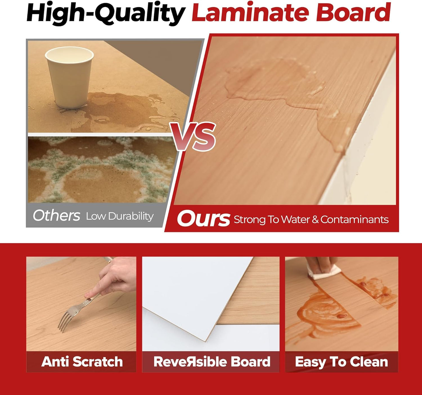 HOMEDANT White 5 Tier Laminated Boltless Heavy Duty Garage Storage Adjustable Wide Size Metal Shelving Unit Utility Rack Shelves Organization Shelf Shed Warehouse 47.7" W x 24.1" D x 71.3" H 2Pack