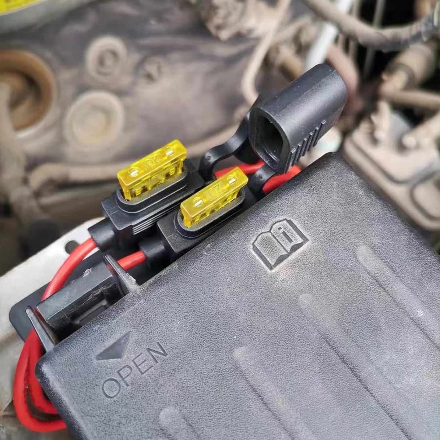 (80Pcs) 5 Amp Standard Fuse, 5A Car Blade Fuses for Car/RV/Truck/SUV/Motorcycle/Boat