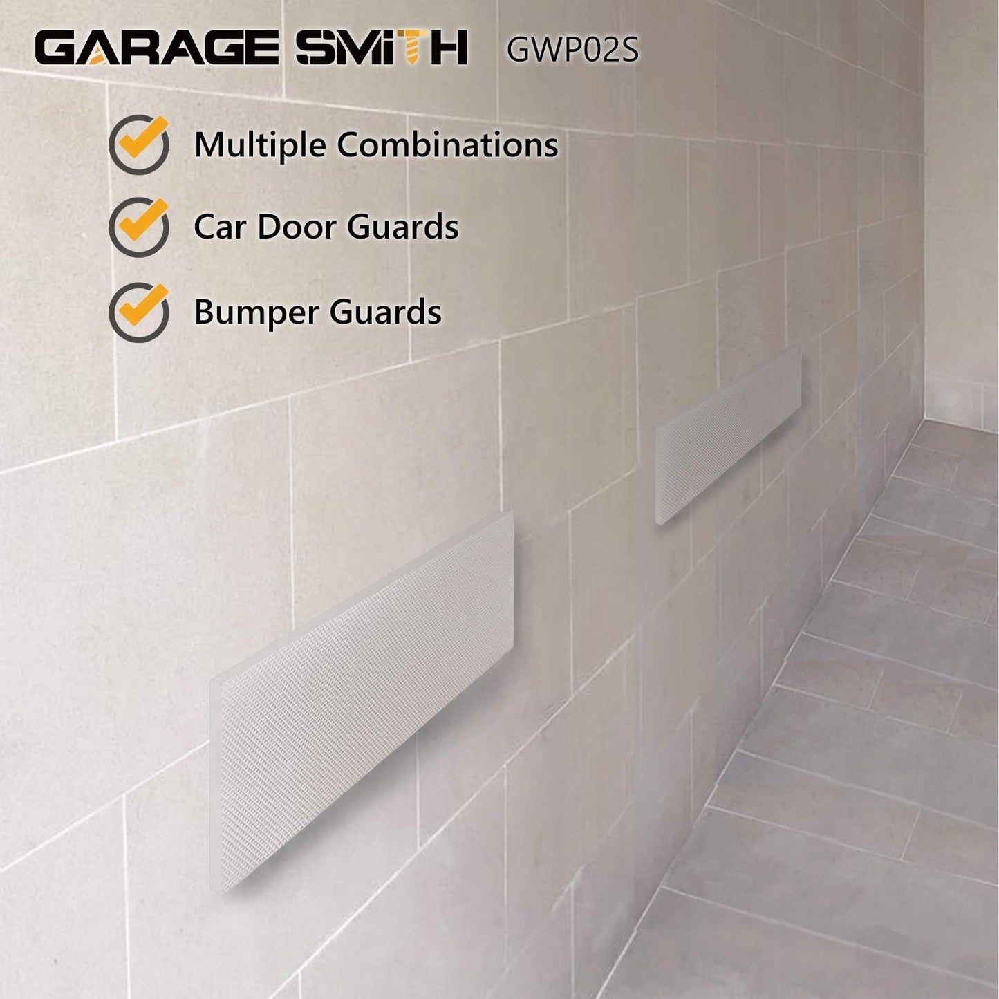 AMPULLA GWP02S Garage Wall Protector Car Door Protectors, Designed in Germany (2-Pack)