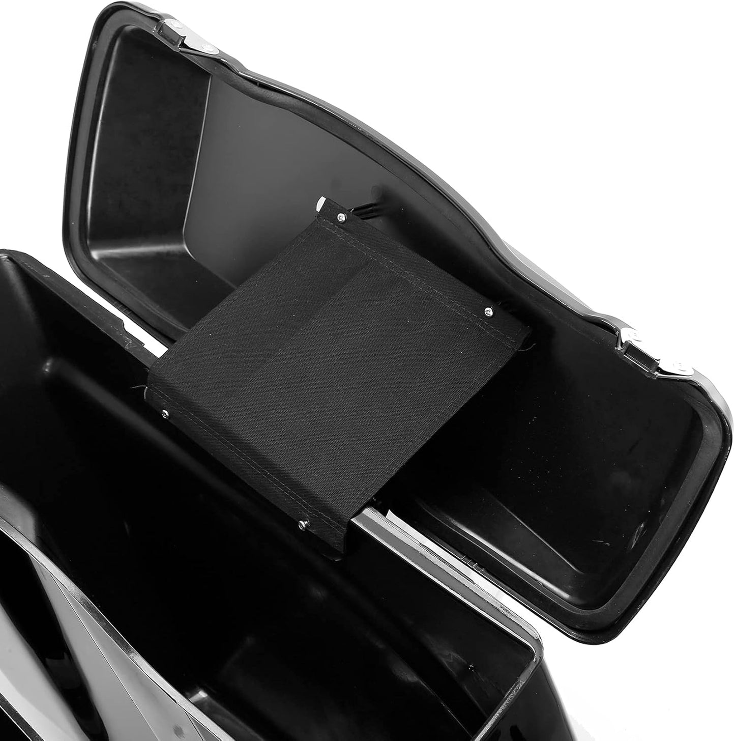 XFMT Motorcycle Stretched Saddlebags 5" Extended Hard Saddle Bags For Harley Touring Road King Street Glide Road Glide Electra Glide Ultra Classic 1993-2013