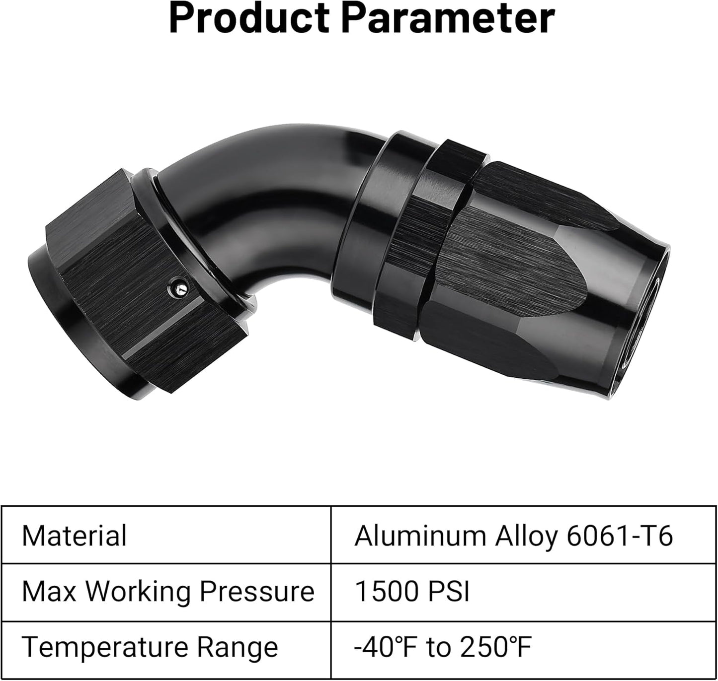 EVIL ENERGY 12AN 60 Degree One Piece Full Flow Hose End Fitting Swivel For CPE Braided Hose