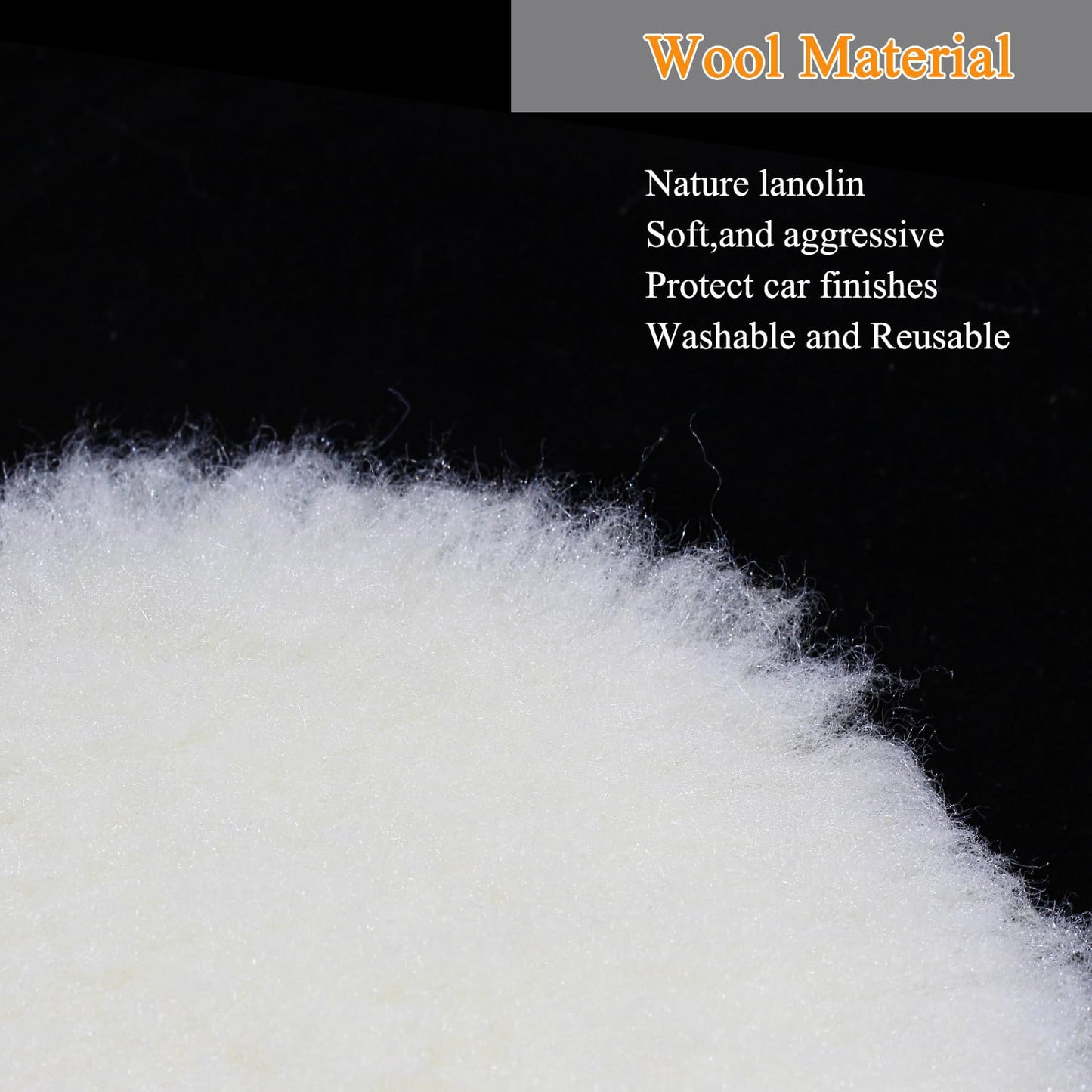 Car Foam Polishing Buffing Kit,Polishing Buffing Pads,Wool Pads,Polishing & Buffing Wheels,for Headlights & Car Body Car Foam Car Wax & Buffer Kits (6)