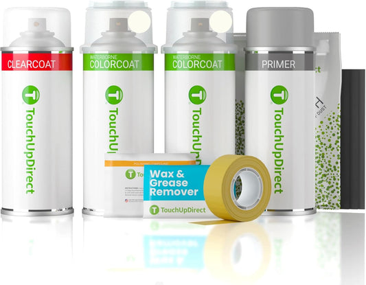 TouchUpDirect 070 Blizzard Pearl Tricoat Compatible with Toyota Exact Match Touch Up Paint Aerosol - Platinum Kit