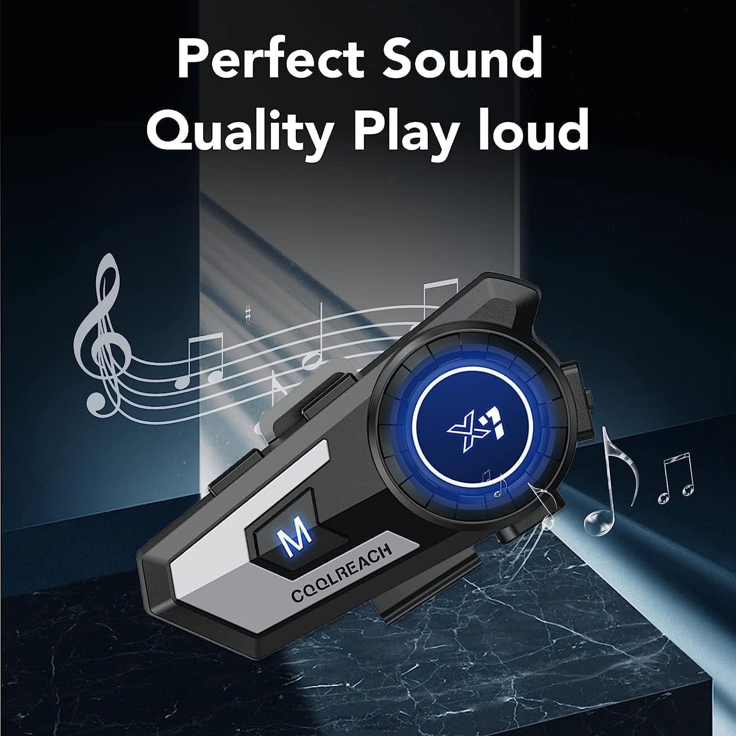 Motorcycle Helmet Bluetooth Headset,Sking Earphone,CVC Noise Cancellation Stereo Music Automatic answering,90 Hours Playing time High Sound Bluetooth Motorcycle Helmet Ultra-Thin