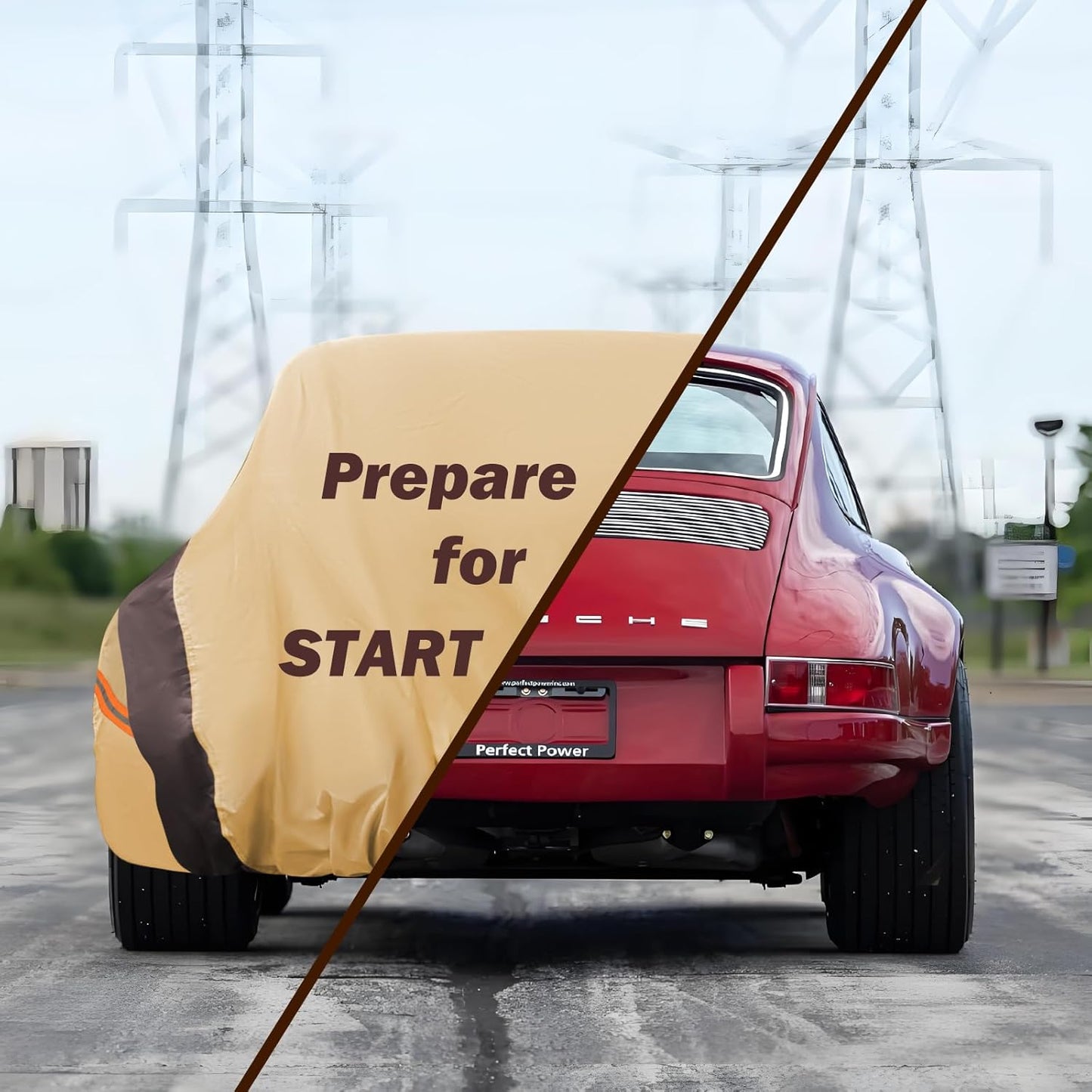 Tacoma Car Cover Waterproof All Weather Compatible with Toyota Tacoma 2005-2024, Outdoor Anti-UV Sun Rain Protection Full Exterior Cover