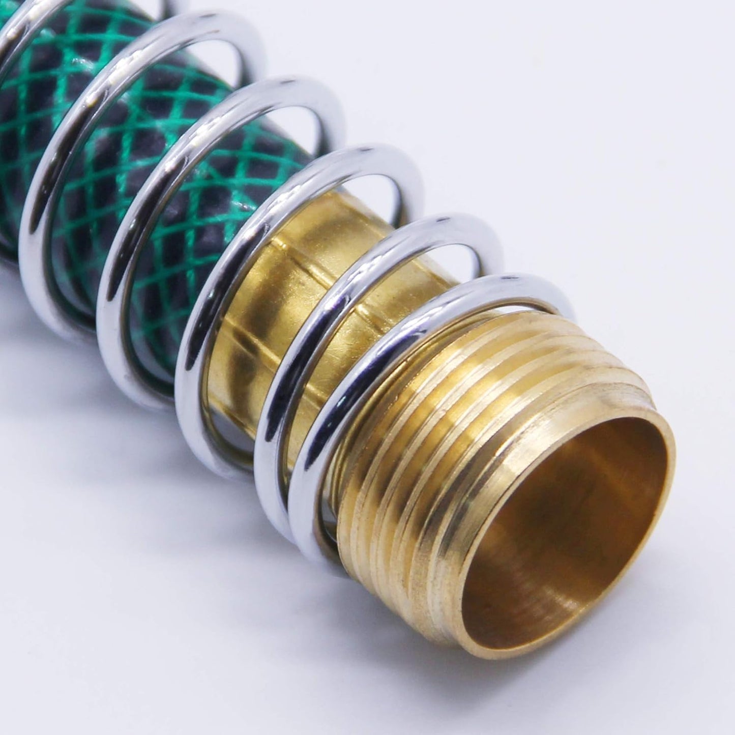 Garden Hose Extension Adapter, Hose Kink Protector with Coil Spring, 4 Pack