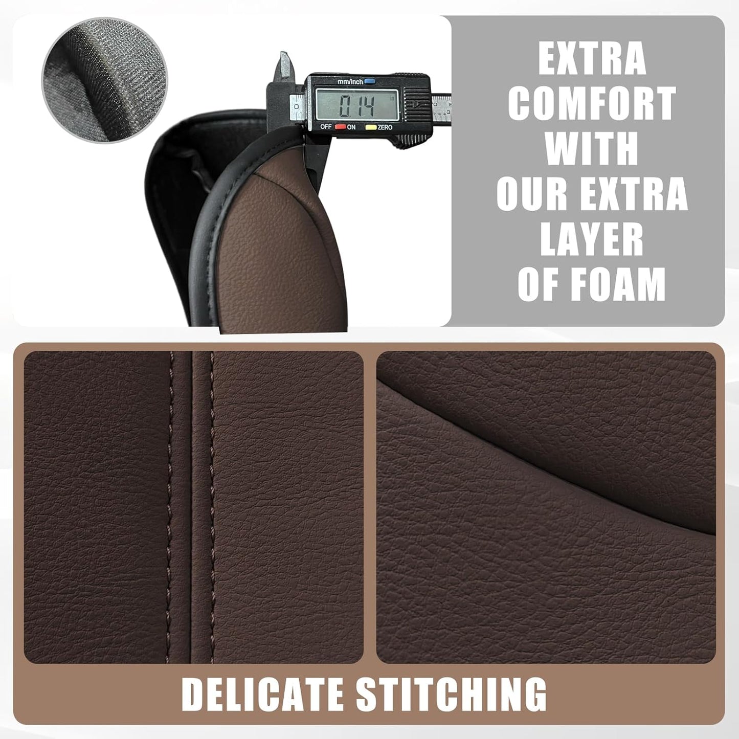 Muslogy Center Console Cover Compatible with Honda Pilot 2023 2024 2025, 2024-2026 Ridgeline/Passport Accessories Armrest Cover Pad Lid Cushion Middle Console Protector Leather Extra Soft(Dark Brown)