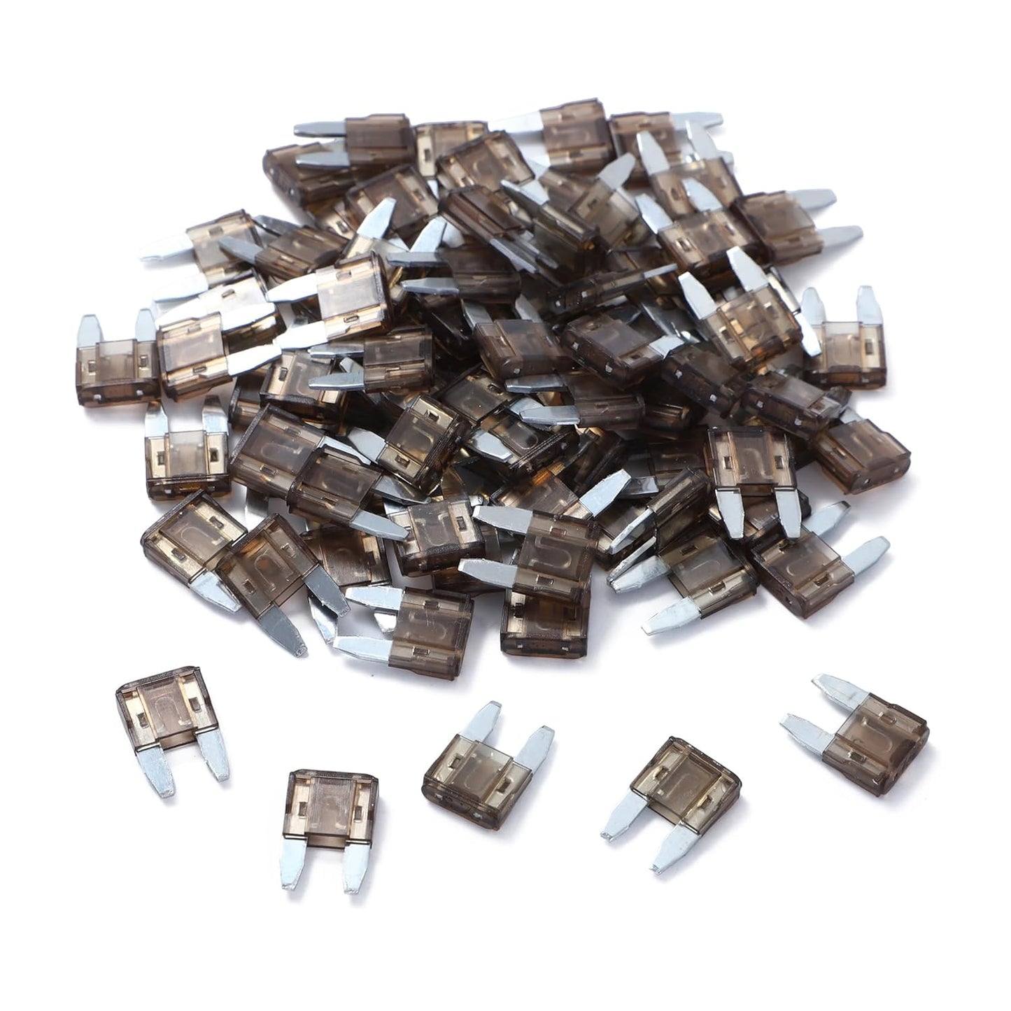 100 Pack Auto Fuses 7.5 AMP APM/ATM 32V Mini Blade Style Fuses 7.5A Short Circuit Protection Car Fuse (7.5AMP)