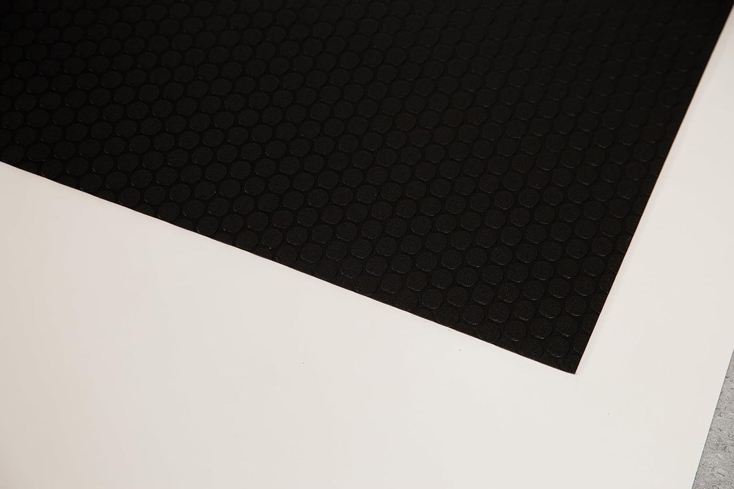 G-Floor Performance Vinyl Garage Runner Small Coin Pattern (Midnight Black, 27" x 60")