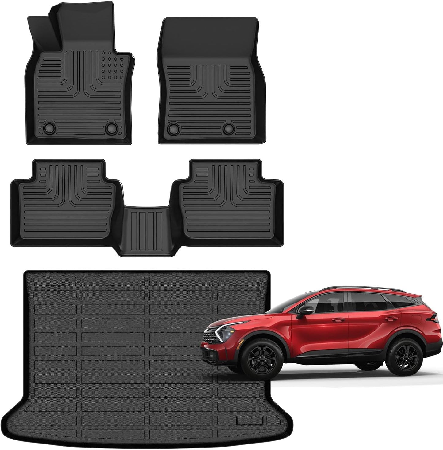 for Mazda CX-30 Floor Mats 2020 2021 2022 2023 2024 2025 Car Mats for Mazda CX30 Accessories All Weather Floor Mats Cargo Liner 2020-2025