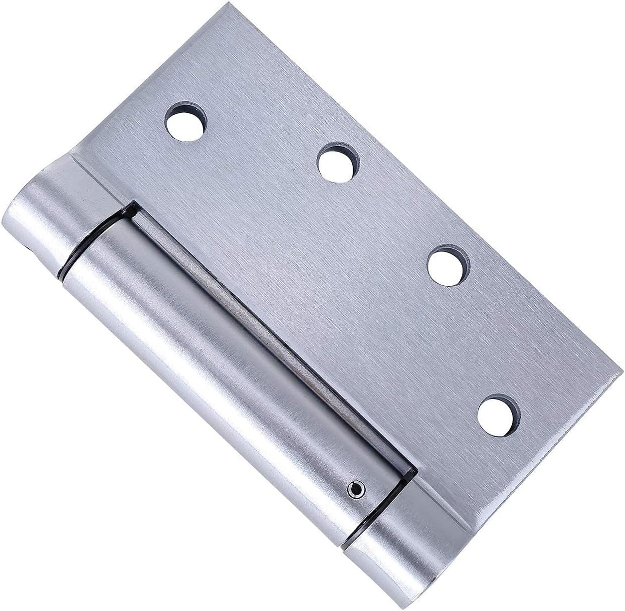 2 Pack - 4.5"x4.5" Stainless Steel Self Closing Reversible Door Hinge - Heavy Duty Commercial Spring Door Hinge - UL Listed with Complete Installation Hardware