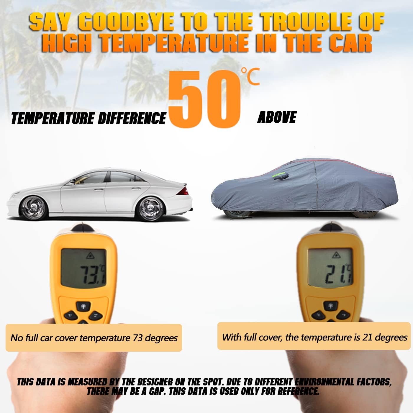 Breathable New Material, Waterproof Car Cover, Locks and Zipper Doors, Sunscreen Waterproof UV Prevention Snowproof Wind and Windproof,Suitable for Indoor Outdoor,for Sedan (205" to 216") C5