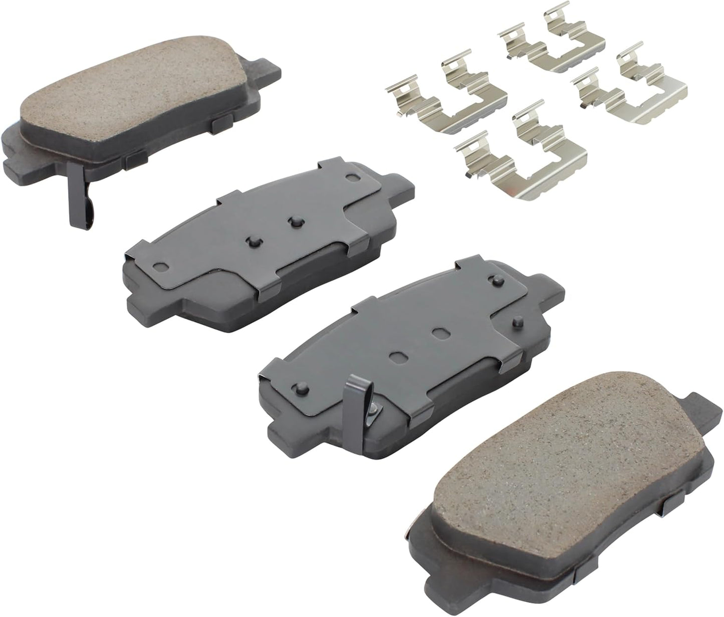 Premium Ceramic Rear Brake Pads (1001-1816C) Compatible with Kia Sorento 2014-2020