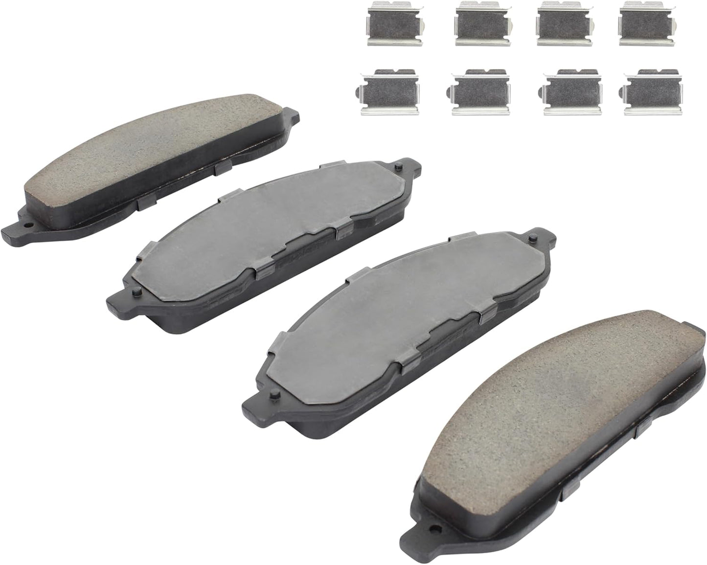 Premium Ceramic Front Brake Pads (1001-1022C) Compatible with Ford Freestar 2004-2007, Mercury Monterey 2004-2007