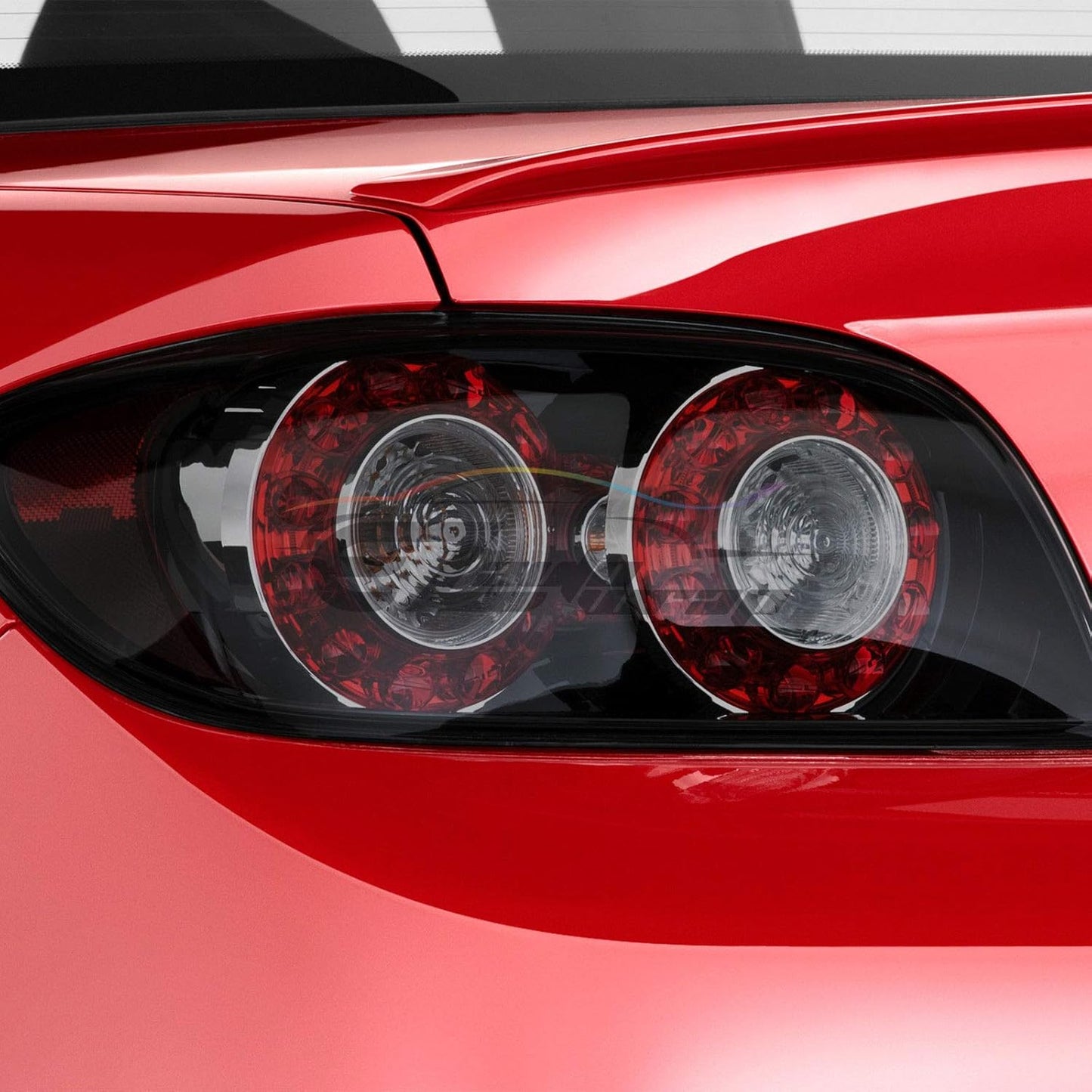 EZAUTO WRAP Free Tool Kit 12"x84" (1FT x 7FT) Glossy Medium Black Smoke Headlight Taillight Fog Light Side Marker Vinyl Tint Film Self Adhesive