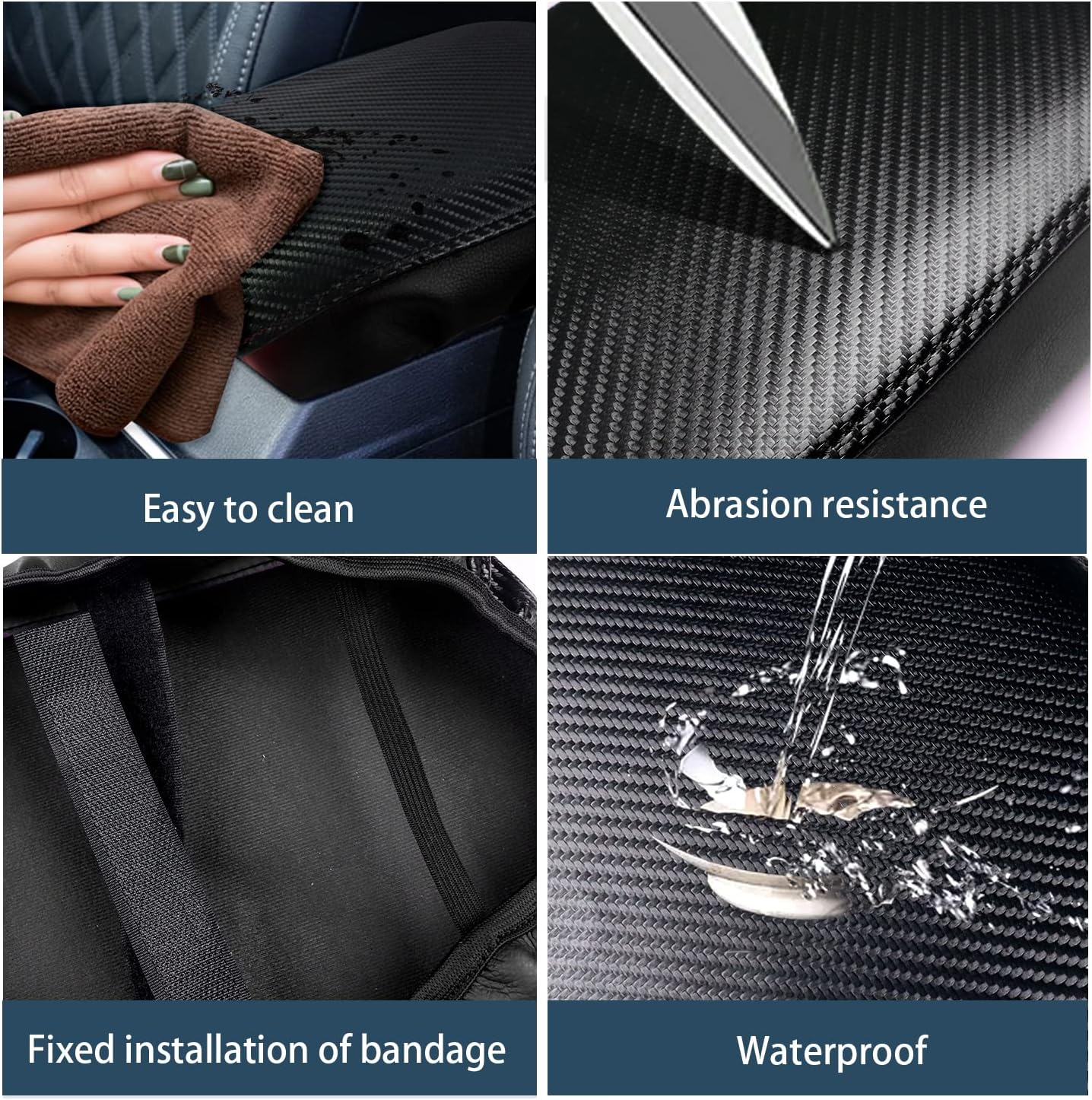 Ruiya Armrest Cover for Mitsubishi Outlander 2022+ Armrest Cushion Mitsubishi Outlander 2022-2024 Accessories Center Console Cover Compatible with 2022 2023 2024 Mitsubishi Outlander