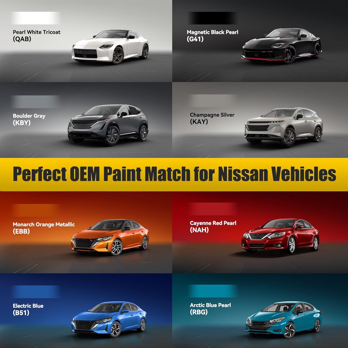 Black Obsidian/Super Black(KH3) Touch Up Paint Compatible with Nissan, Exact Match Car Paint Pen Automotive Scratch Repair Remover Kit Quick & Easy Solution for Vehile Chips and Nicks