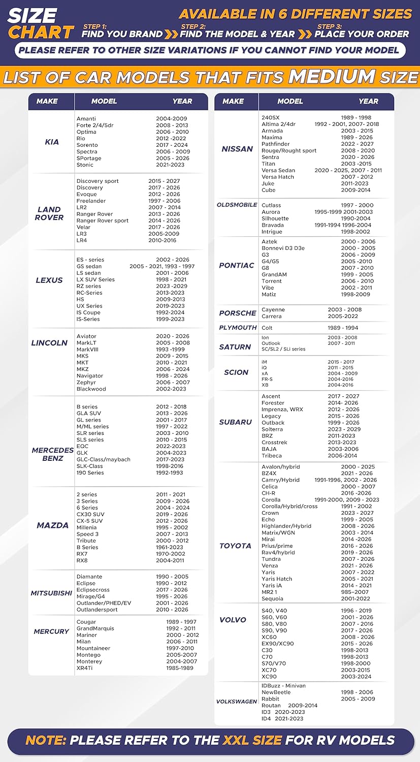 EcoNour Car Windshield Sun Shade with Pouch Bag (Sunflower) | Front Window Sun Protector for UV Rays | Car Interior Accessories Fits Small Sedans, Mini SUVs & Hatchbacks | Medium (64"x 32")