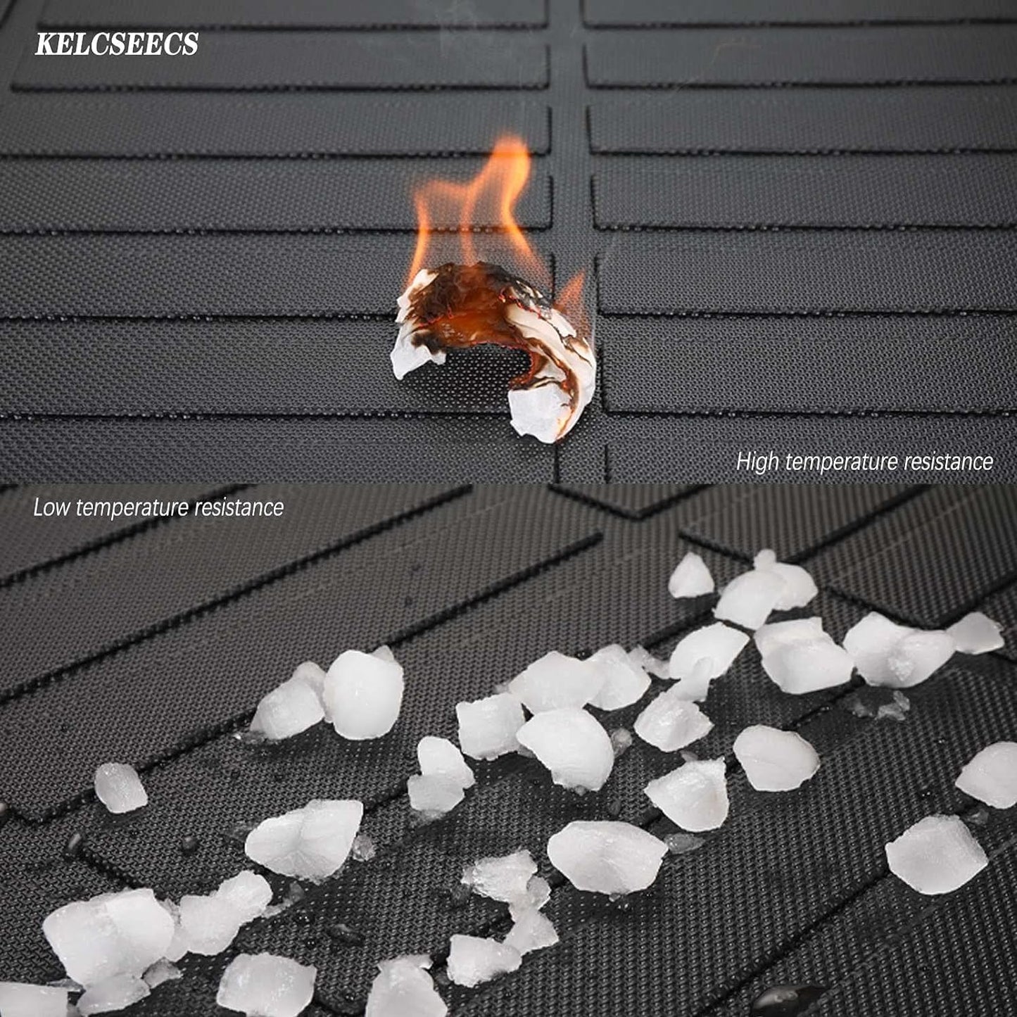 KELCSEECS Floor Mats & Cargo Liner for 2025 2024 2023 2022 Corolla Cross(Fit Hybrid & Gas) FWD All Weather Floor Liners Car Mats Cargo Mat Trunk Mat Corolla Cross Floor Mats Trunk Liner Accessories