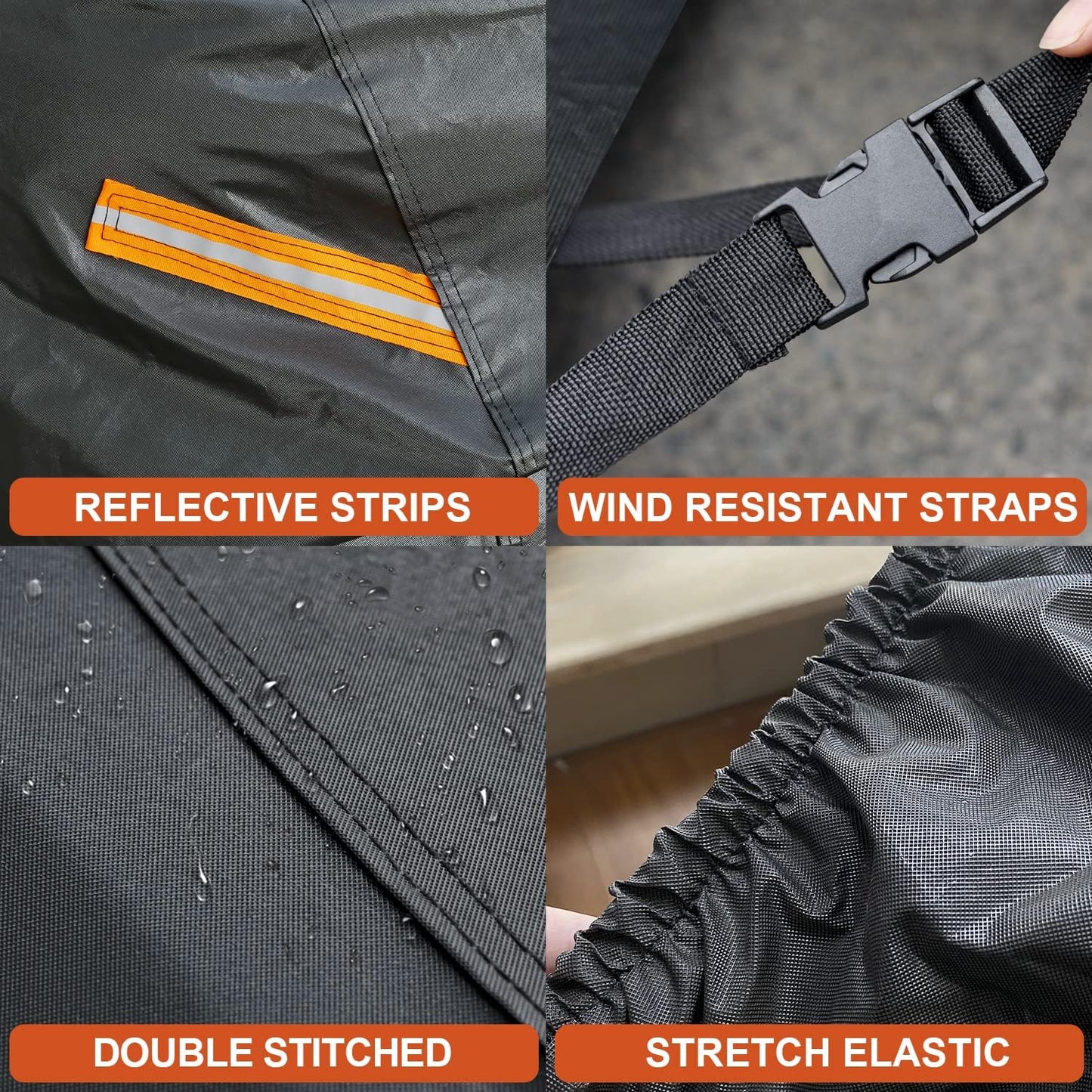 Kayme 7 Layers Car Cover Waterproof All Weather for Coupe, Outdoor Full Cover Universal Fit for Porsche 718 Cayman Boxster, Nissan 350Z 370Z, Jaguar F Type, Subaru BRZ, Toyota 86, Etc (Up to 177 inch)